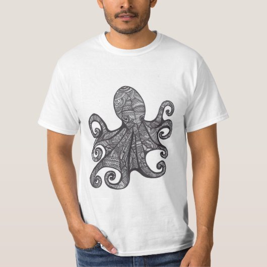 OctoZen Großdruck T-Shirt (Vorderseite)