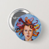 Octupi mein Verstand Button (Vorne & Hinten)