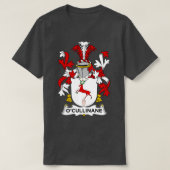 OCullinane Coat of Arms Familienwappen T-Shirt (Design vorne)