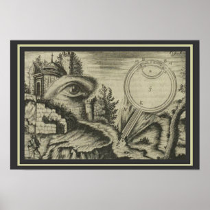 Oculus Artificialis von Johann Zahn 13 x 19 Poster