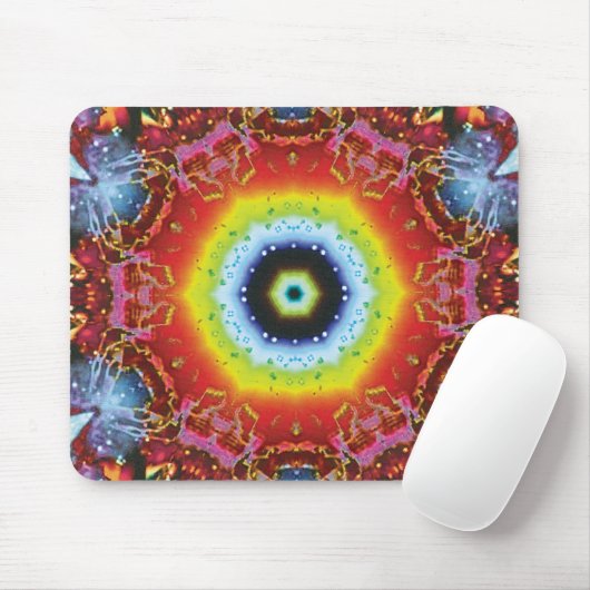 Oculus Kaleidoscope Mouse Pad Mousepad (Mit Mouse)
