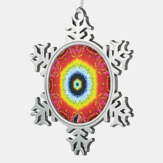 Oculus Kaleidoskop Snowflake Ornament (Rechts)