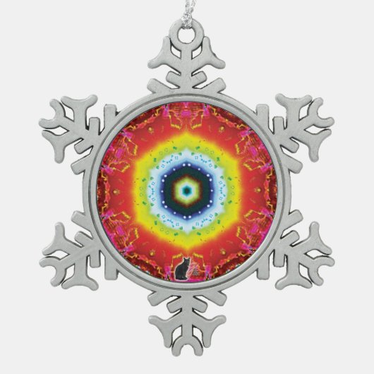 Oculus Kaleidoskop Snowflake Ornament (Vorderseite)