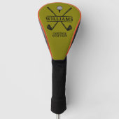 OD Grüne Golfschläger Spieler Name Golfkopfabdecku Golf Headcover (Vorderseite)