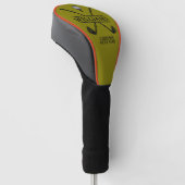 OD Grüne Golfschläger Spieler Name Golfkopfabdecku Golf Headcover (angewinkelt)