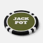OD-grüne maßgeschneiderte Casinopokerchips Pokerchips (Einzeln)