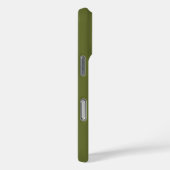 OD-grünes individuelles Monogramm personalisiert Case-Mate iPhone Hülle (Rückseite / Rechts)