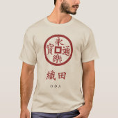 Oda Clan Wappen (Kamon) T - Shirt (Vorderseite)