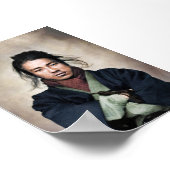 Oda Nobuyoshi Samurai Portrait Poster (Ecke)