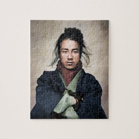 Oda Nobuyoshi Samurai Portrait Puzzle (Vertikal)