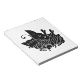 Oda-Schmetterling Notizblock (angewinkelt)