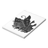 Oda-Schmetterling Notizblock (Rotiert)