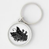 Oda-Schmetterling Schlüsselanhänger (Vorne)
