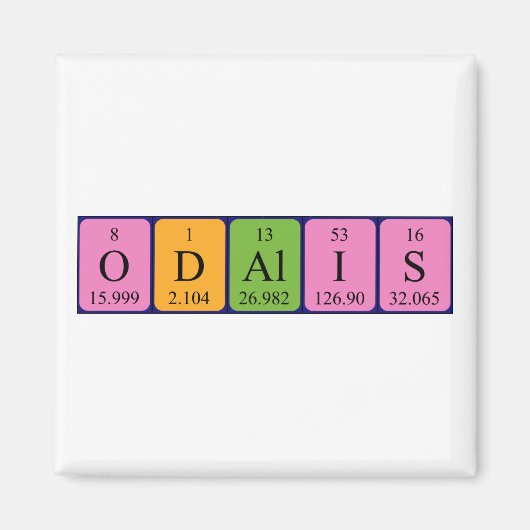 Odalis Periodenmagnet Magnet (Vorne)