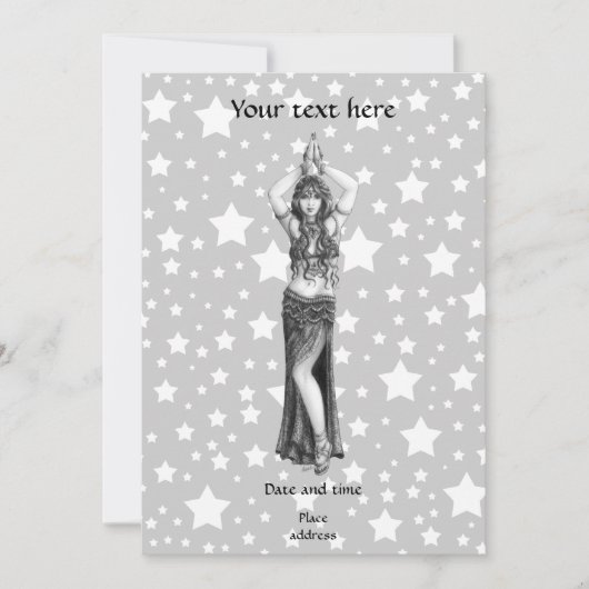 Odalisk Einladung (Vorderseite)