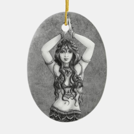 Odalisk Keramik Ornament (Vorne)