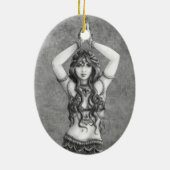 Odalisk Keramik Ornament (Hinten)