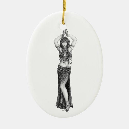Odalisk Keramikornament (Vorne)