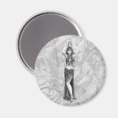 Odalisk Magnet (Vorderseite/Rückseite)