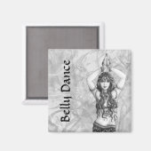 Odalisk Magnet (Vorderseite/Rückseite)