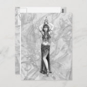 Odalisk Postkarte (Vorne/Hinten)