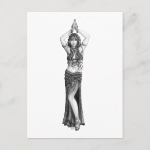 Odalisk Postkarte
