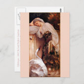 Odalisque 1862 von Lord Frederic Leighton Postkarte (Vorne/Hinten)