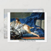 Odalisque By Francois Boucher Postkarte (Vorne/Hinten)