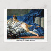Odalisque By Francois Boucher Postkarte (Vorderseite)