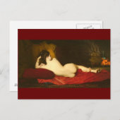 Odalisque - Lefebvre Postkarte (Vorne/Hinten)