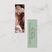 Odalisque Lesezeichen von Frederick Lord Leighton Mini Visitenkarte (Vorne/Hinten)