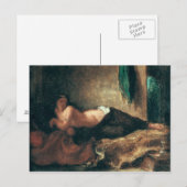 Odalisque Postkarte (Vorne/Hinten)