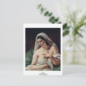 Odalisque von Hayez Francesco Postkarte (Stehend Vorderseite)