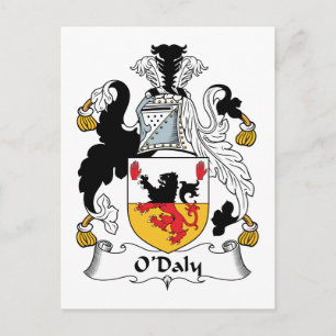 O'Daly Familienwappen Postkarte