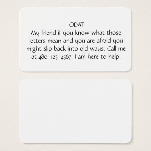 ODAT (Vorne & Hinten)