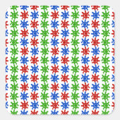 Odd Abstrakt Pattern Sticker (Vorderseite)