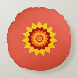 Odd Blume Pillow Rundes Kissen