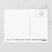 Odd Bone Fellow Fantasy Goth Skelett Monster Art Postkarte (Rückseite)