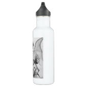Odd Bone Fellow Goth Horror Skelett Kunst-Kreation Trinkflasche (Rechts)