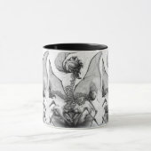 Odd Bone Fellow Goth Horror Skelettin Monster Art Tasse (Zentrum)