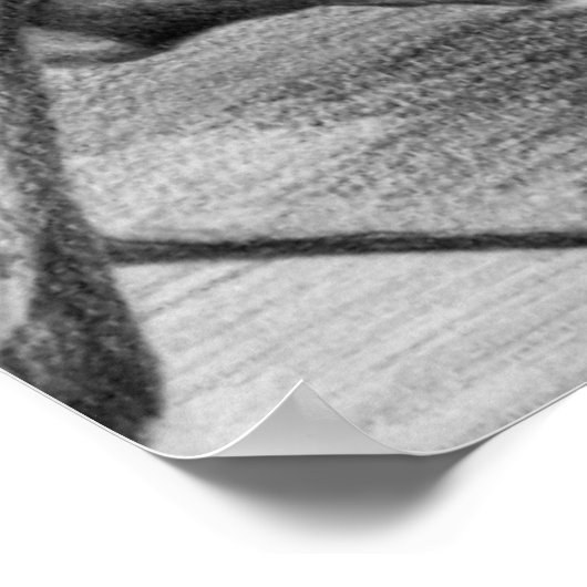 Odd Bone Fellow Horror Monster Art Poster (Ecke)