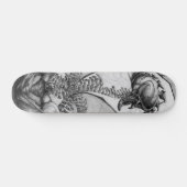 Odd Bone Fellow Horror Skelettin Monster Art Skateboard (Horizontal)