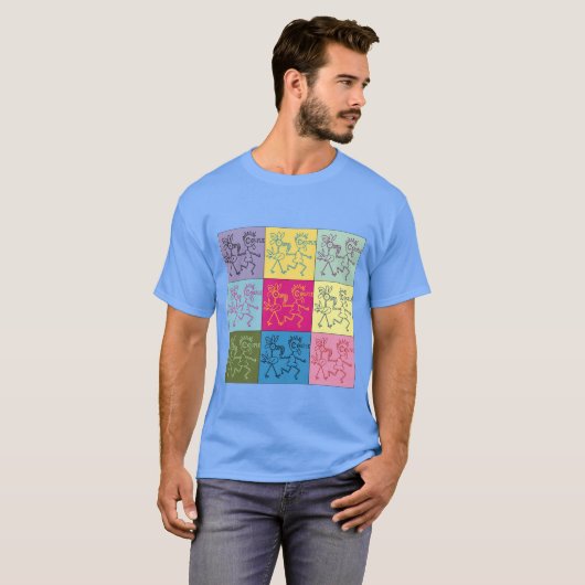 Odd Couple Theaterplakatdesign T-Shirt (Vorne ganz)