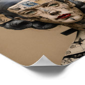 Odd Doll Surrealist AI-Bild 004 P Poster (Ecke)