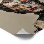 Odd Doll Surrealist AI-Bild 008 P Poster (Ecke)