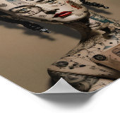 Odd Doll Surrealist AI-Bild 009 P Poster (Ecke)