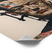 Odd Doll Surrealist AI-Bild 010 P Poster (Ecke)