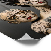 Odd Doll Surrealist AI-Bild P Poster (Ecke)