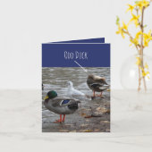 Odd Duck Happy Birthday Card Karte (Gelbe Blume)