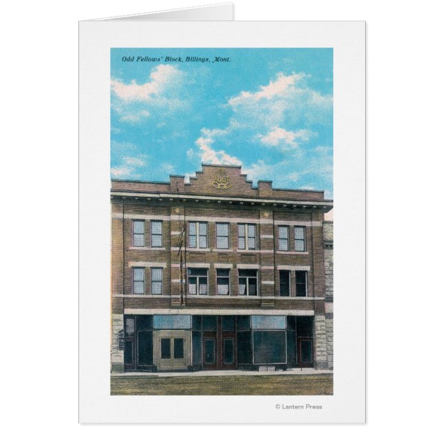 Odd Fellows' BlockansichtBillings, MT (Vorne)